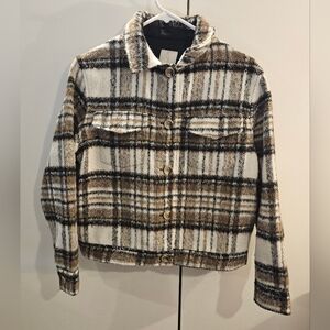 Joie Elegant Black and White Outerwear